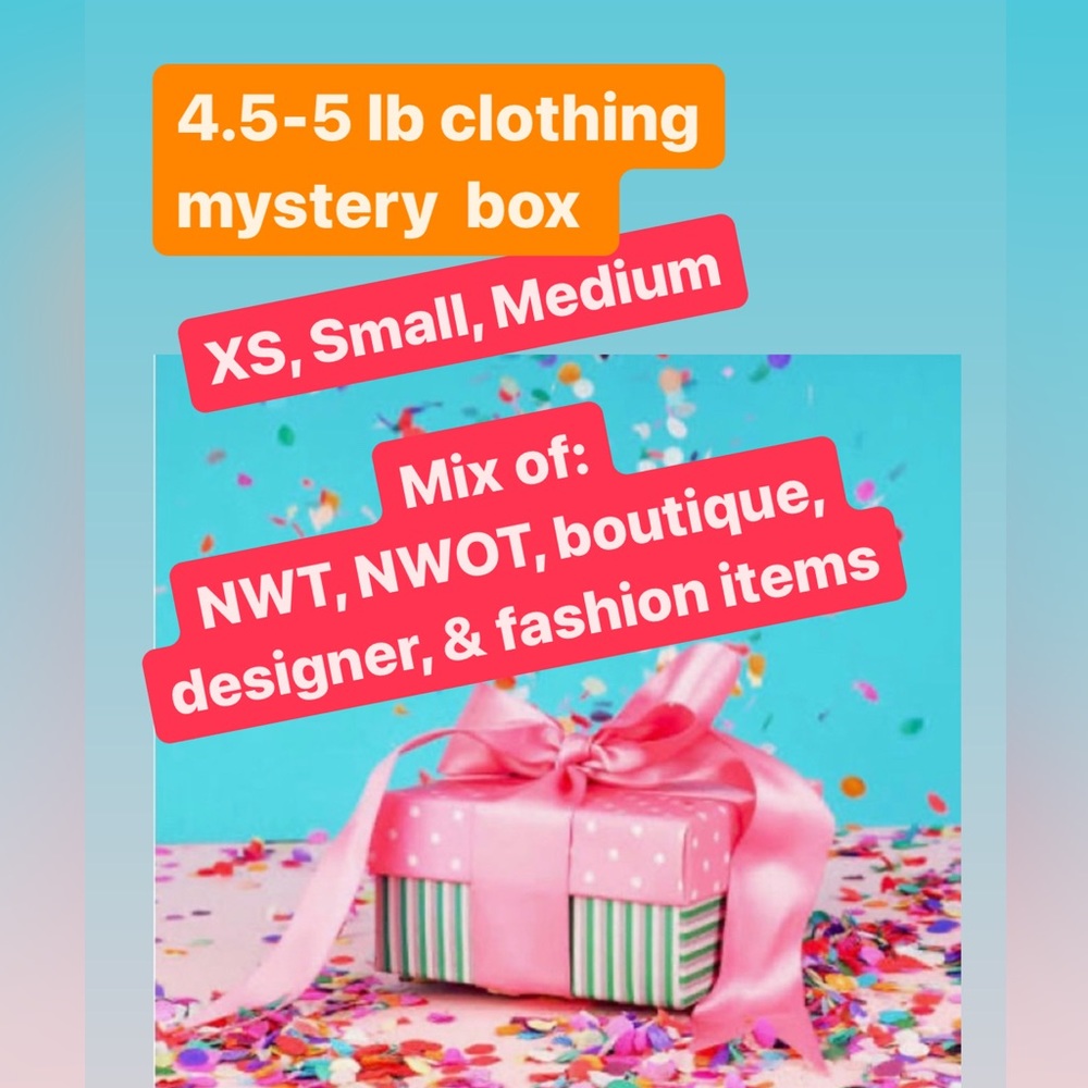 4-4.5 Lb Mystery Box of Medium, Small & XS Women’s clothing